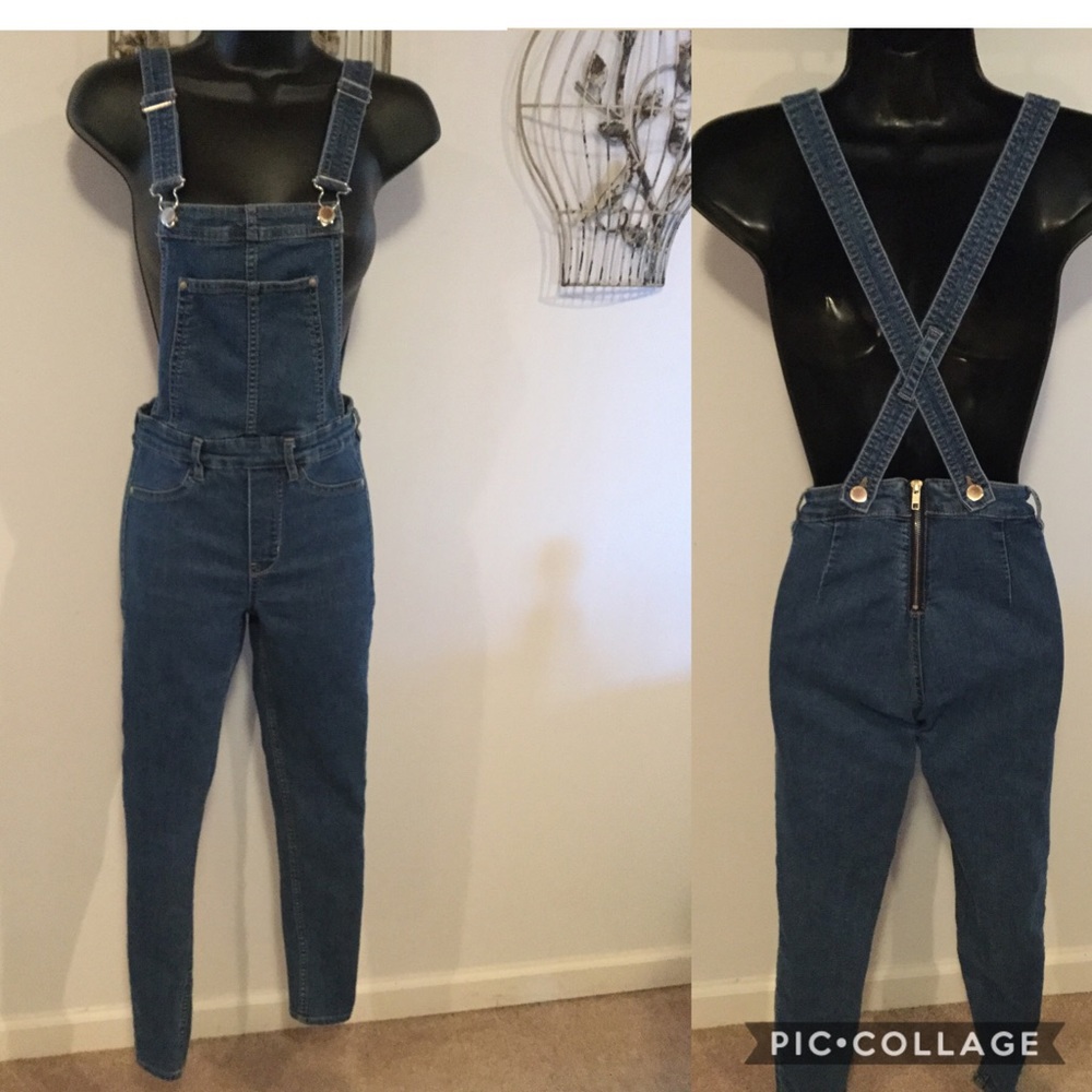 Divided Denim Overalls